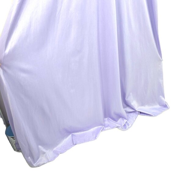 Vintage G'S lingerie Lace Maxi Lace Slip Dress Scoop Neck Nightgown Lavender - Picture 6 of 11